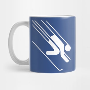 Downhill skiing Mug